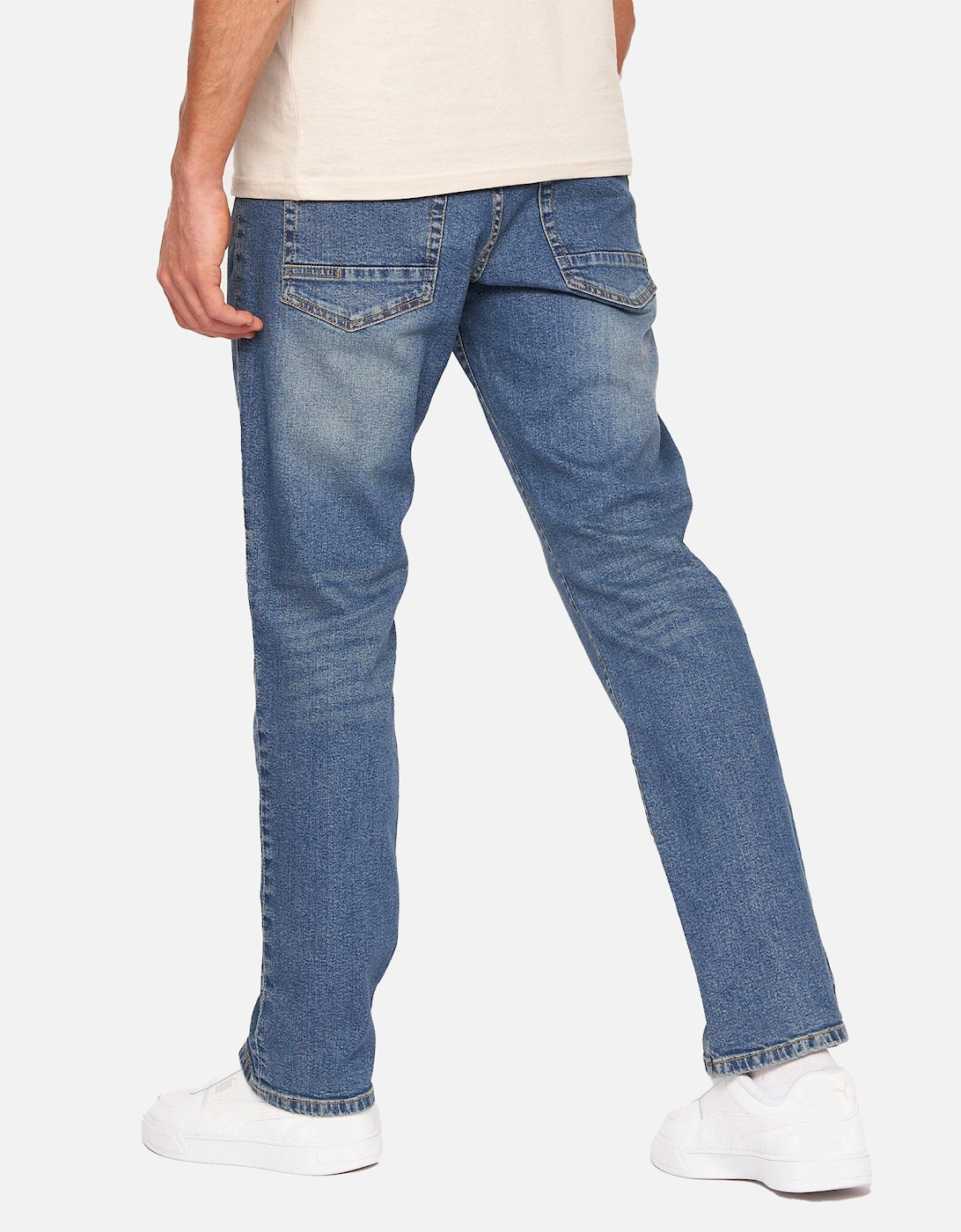 Mens Princed Denim Jeans