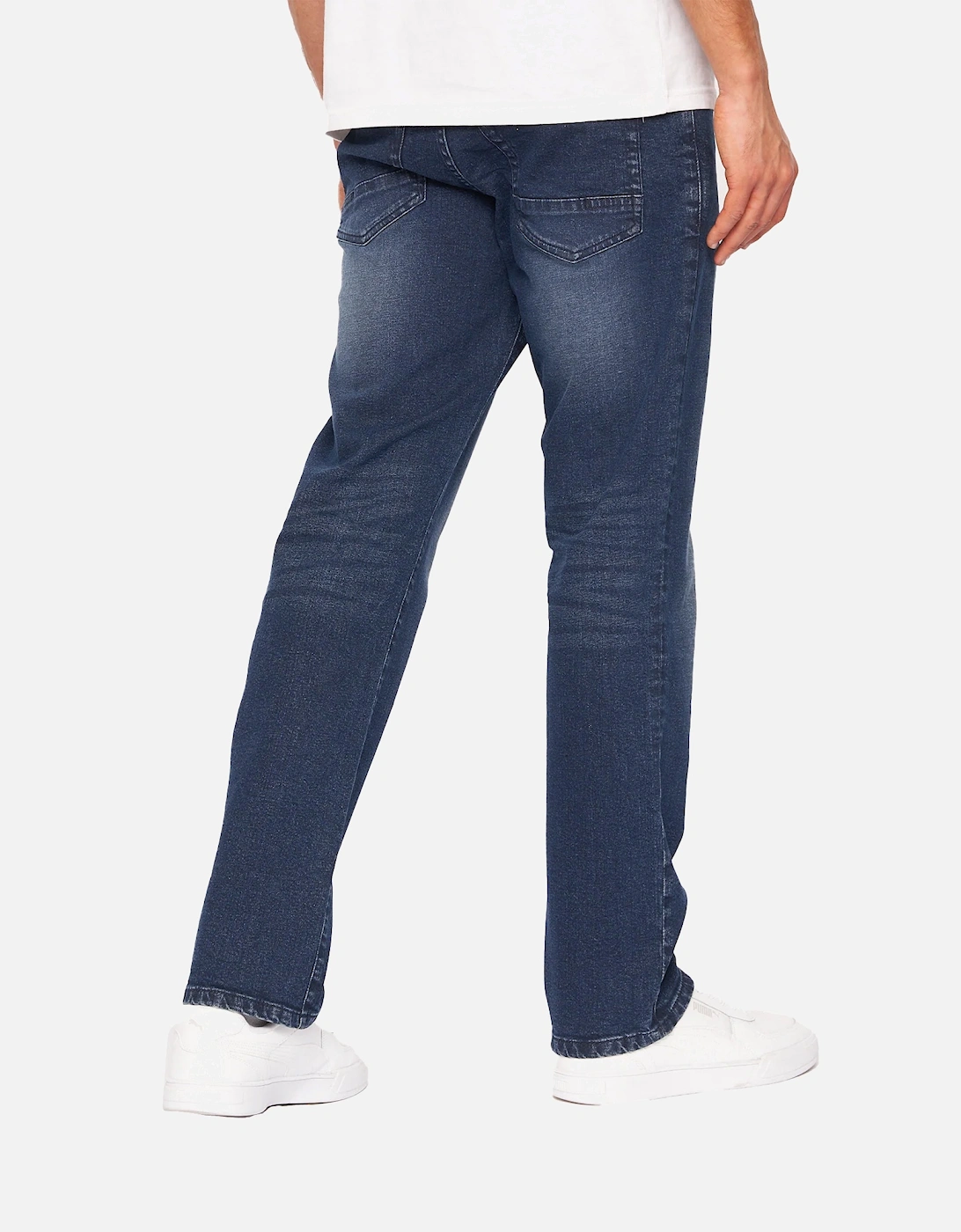 Mens Princed Denim Jeans