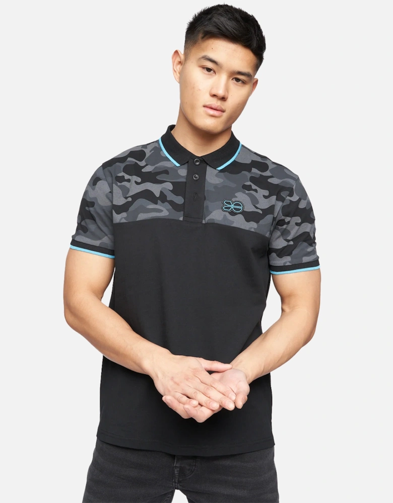 Mens Brightling Camo Polo Shirt