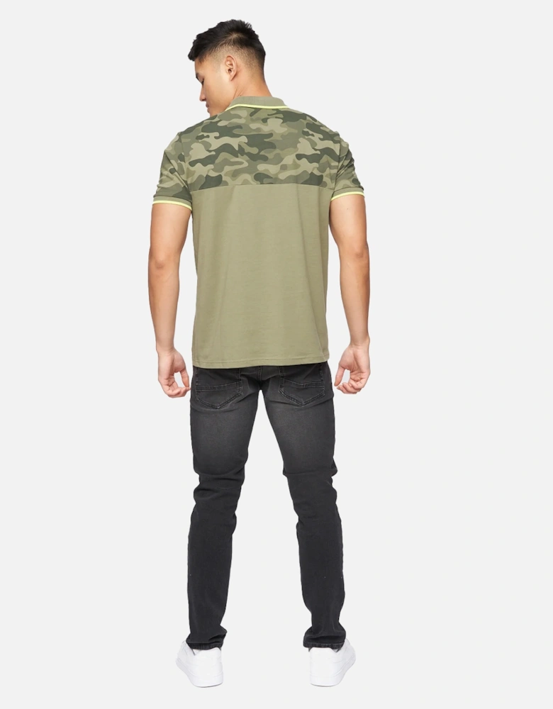 Mens Brightling Camo Polo Shirt