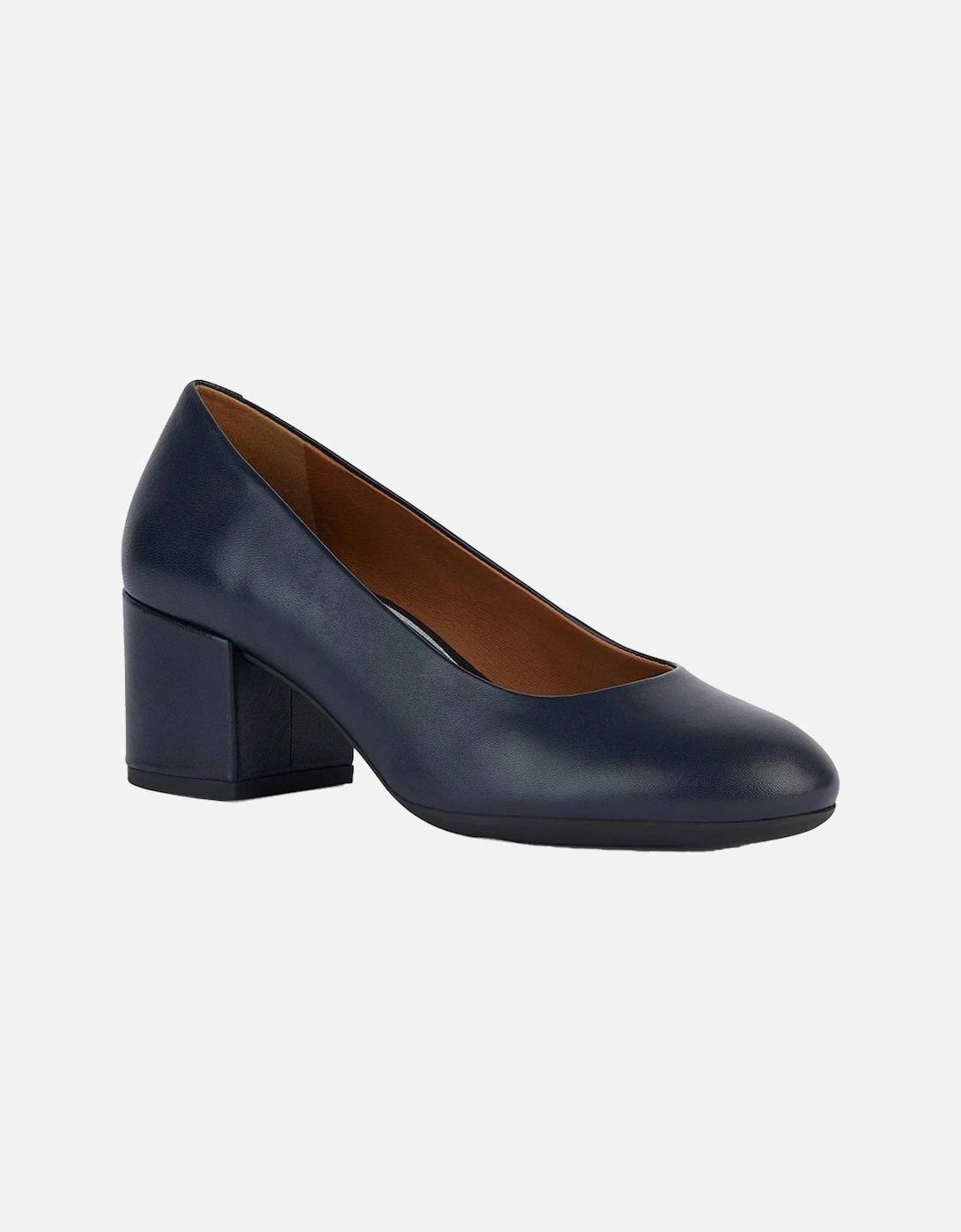 Womens/Ladies D Eleana A Nappa Leather Court Shoes, 5 of 4