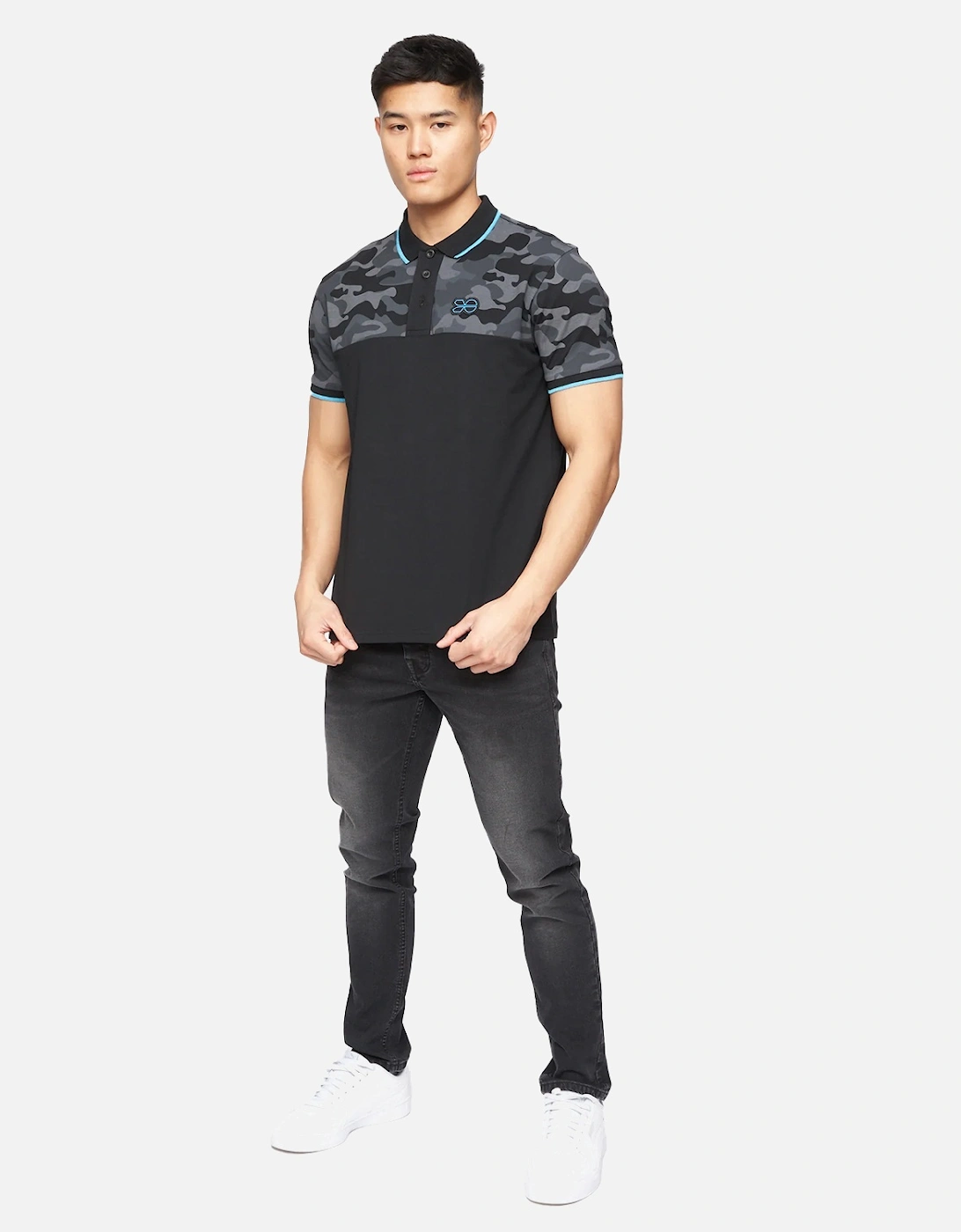 Mens Brightling Camo Polo Shirt