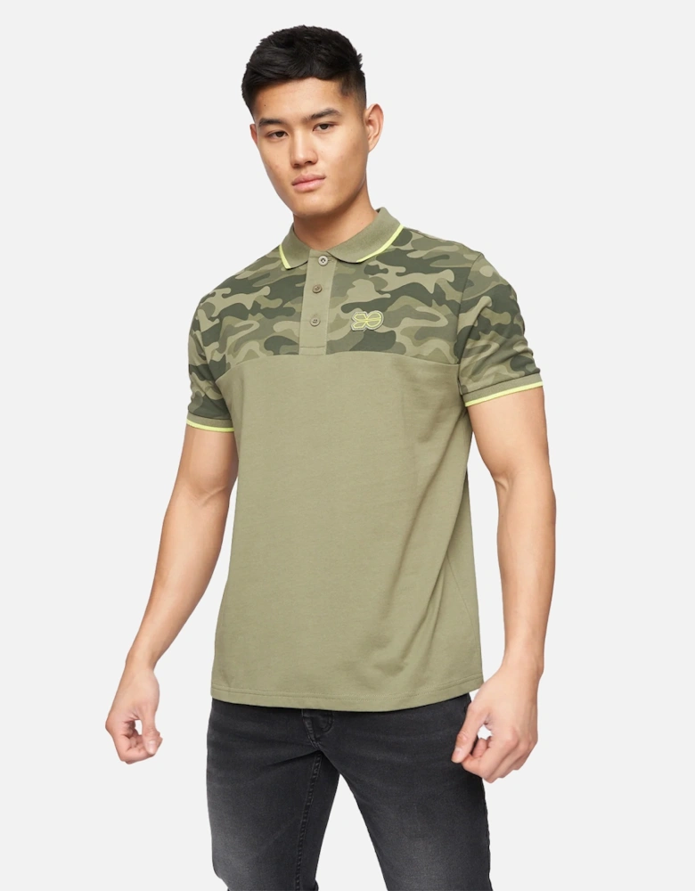 Mens Brightling Camo Polo Shirt