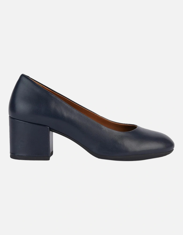 Womens/Ladies D Eleana A Nappa Leather Court Shoes