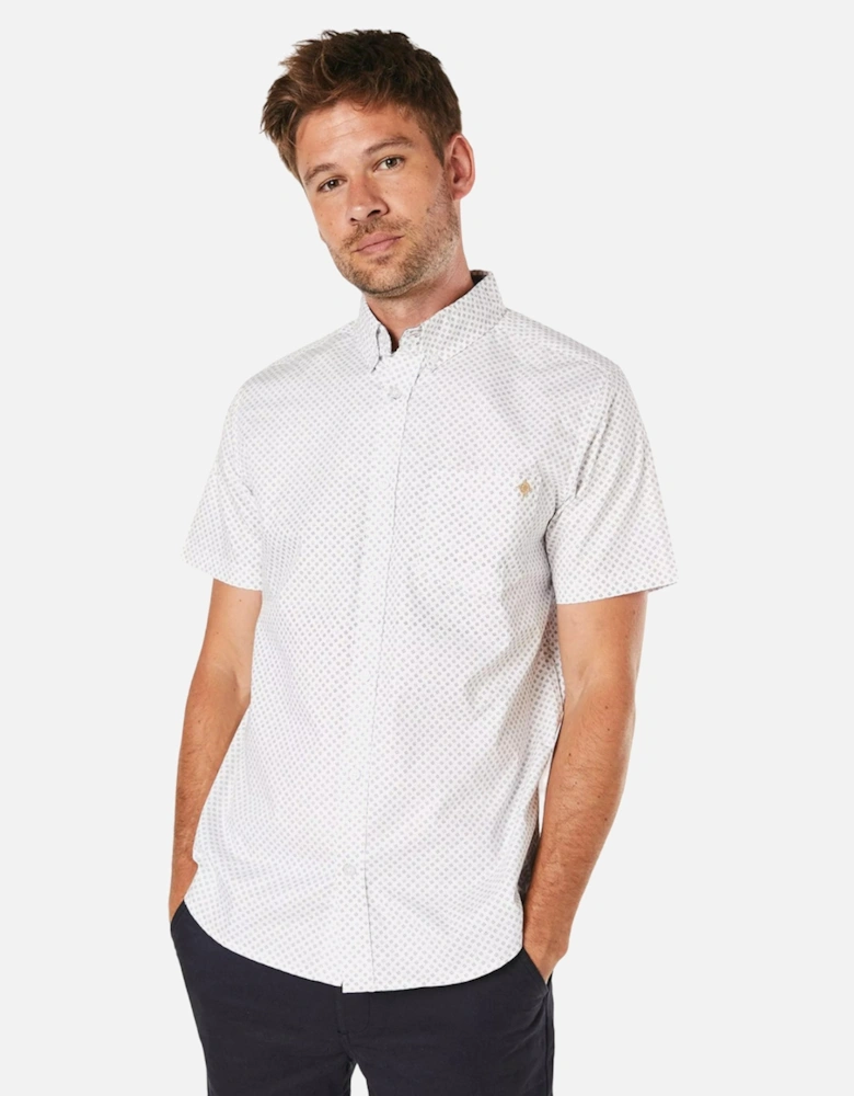 Mens Geo Sphere Short-Sleeved Shirt