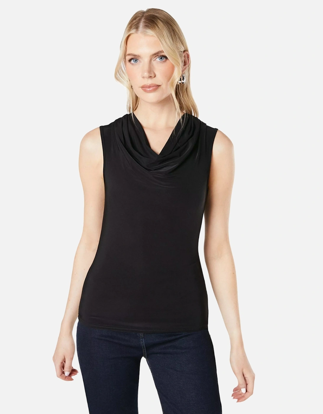 Womens/Ladies Soft Touch Cowl Neck Top, 4 of 3