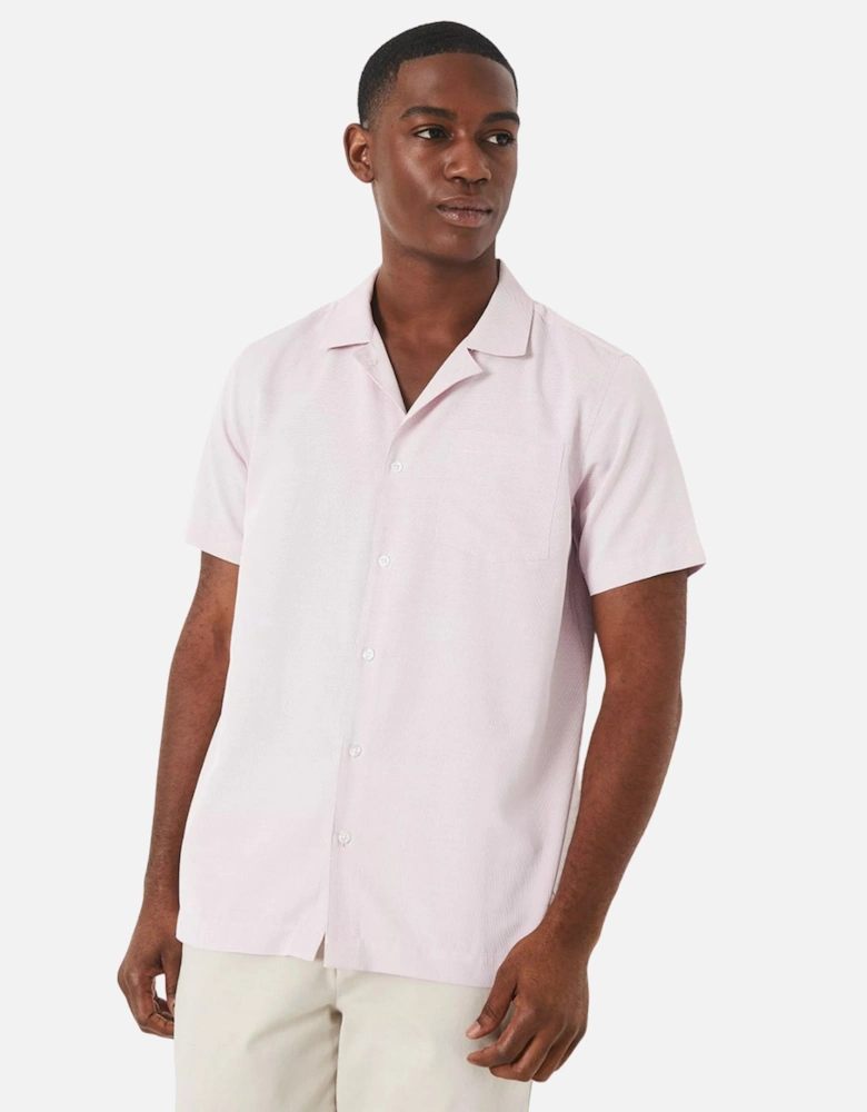 Mens Resort Dobby Short-Sleeved Shirt