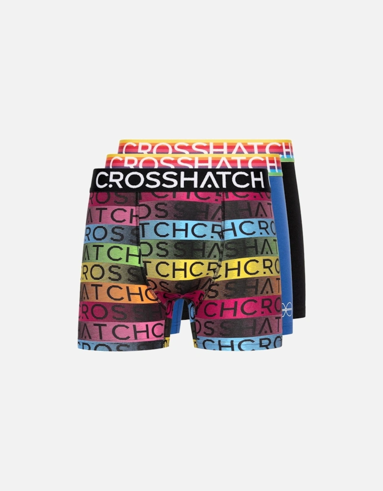 Mens Rainbow Mix Boxer Shorts (Pack of 3)