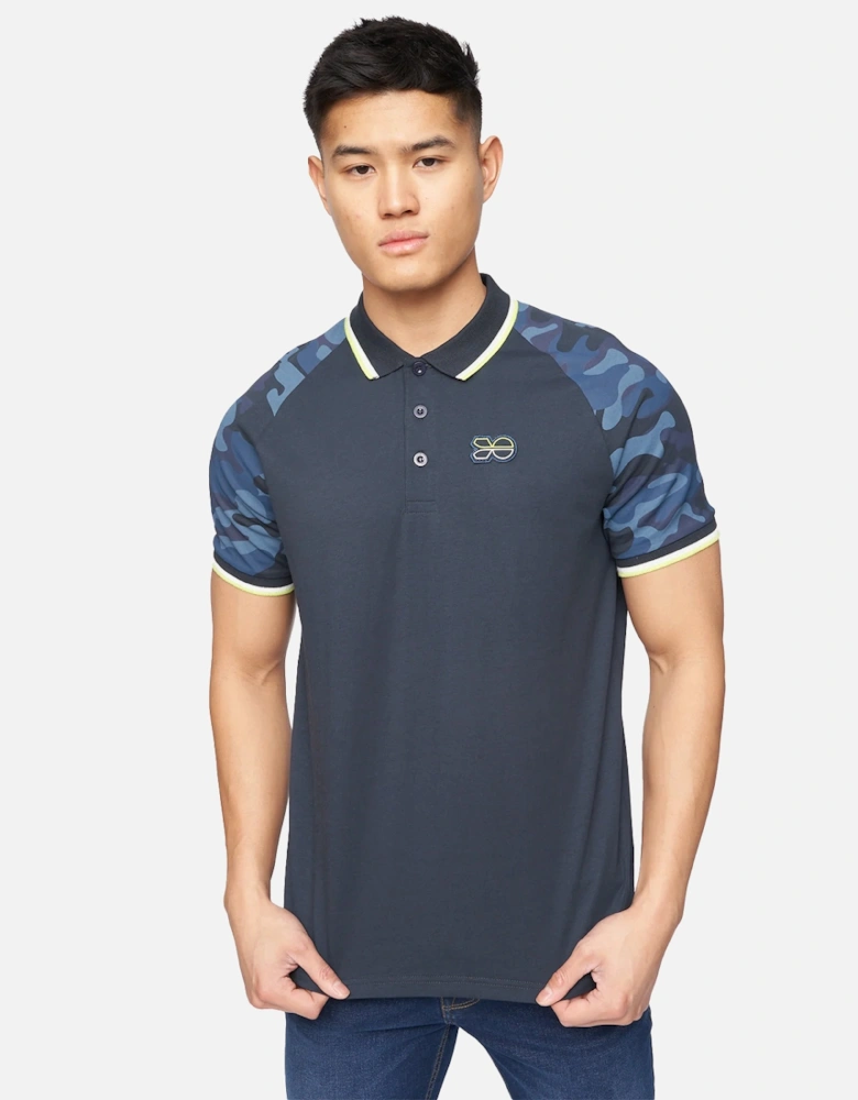 Mens Cramdark Camo Polo Shirt