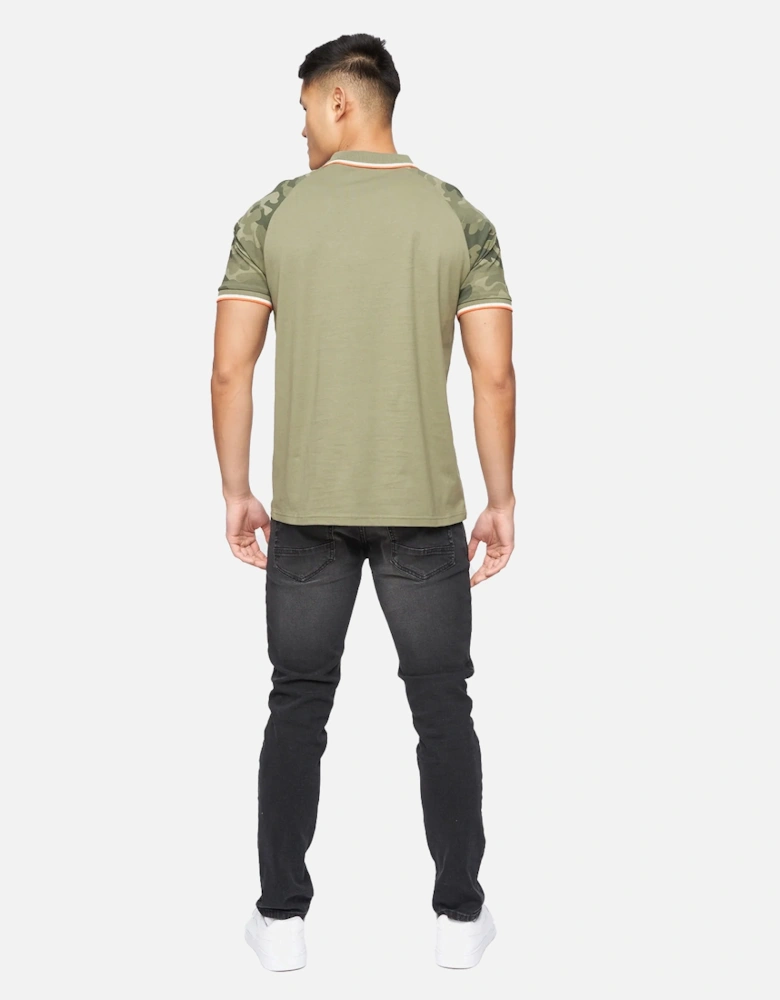 Mens Cramdark Camo Polo Shirt