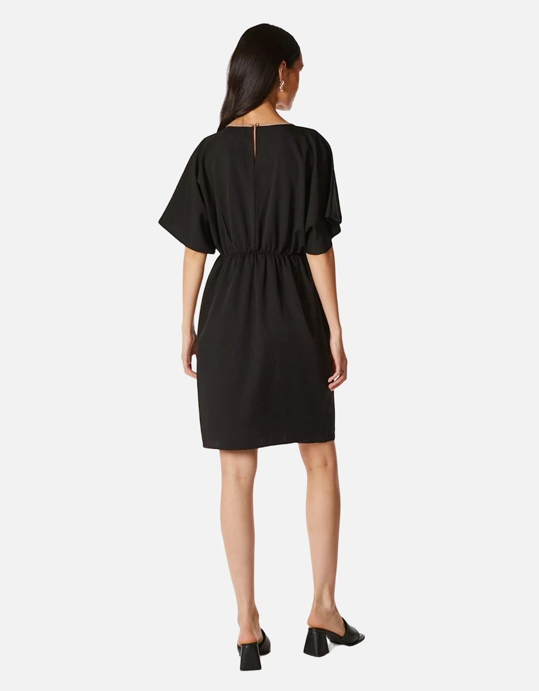 Womens/Ladies Contrast Detail Dress