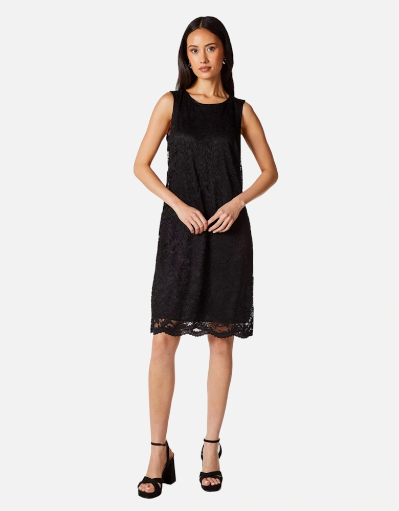 Womens/Ladies Lace Sleeveless Dress