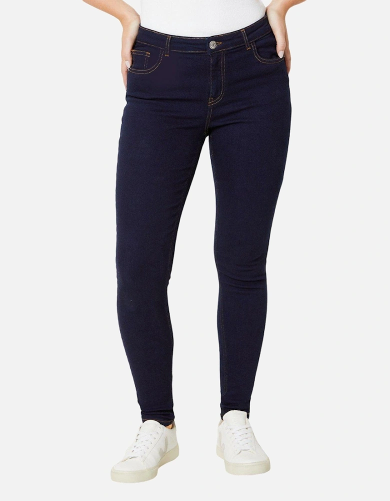 Womens/Ladies Comfort Stretch Skinny Jeans