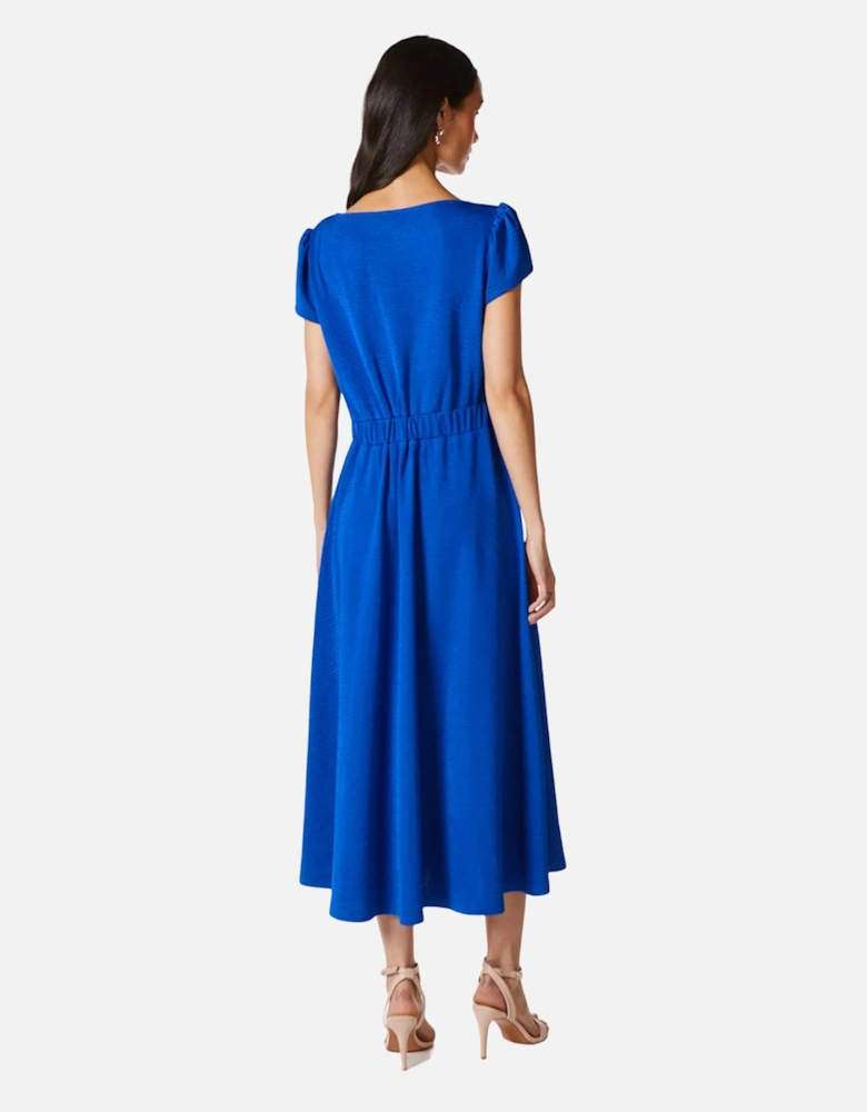 Womens/Ladies Textured Jersey Midi Dress