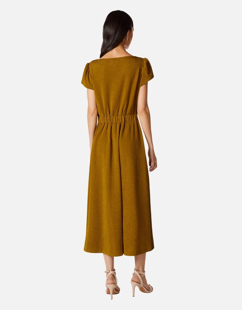 Womens/Ladies Textured Jersey Midi Dress