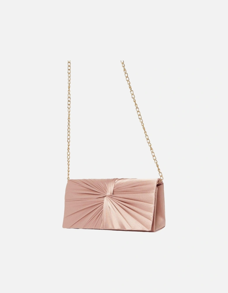 Beauty Satin Twisted Clutch Bag