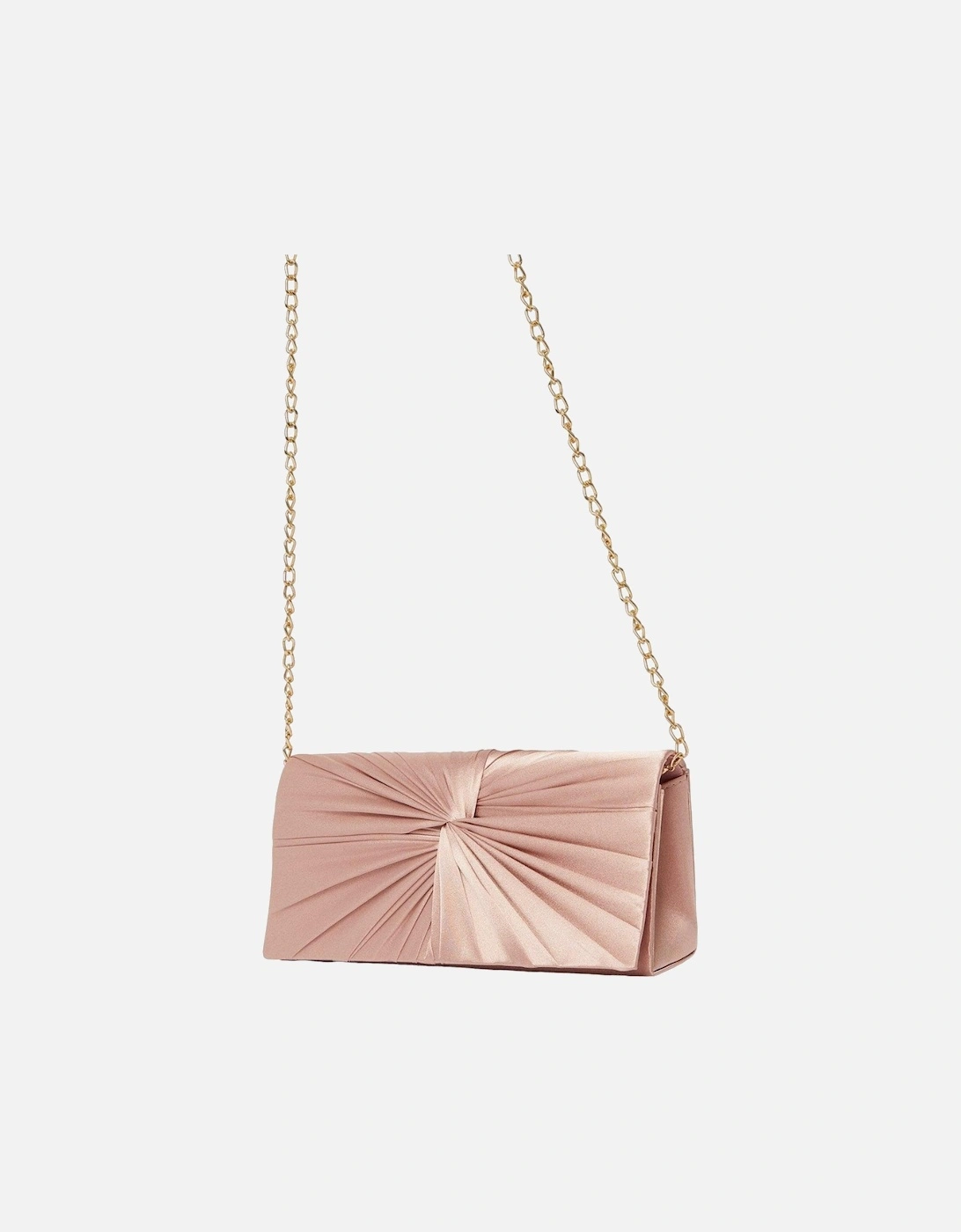 Beauty Satin Twisted Clutch Bag