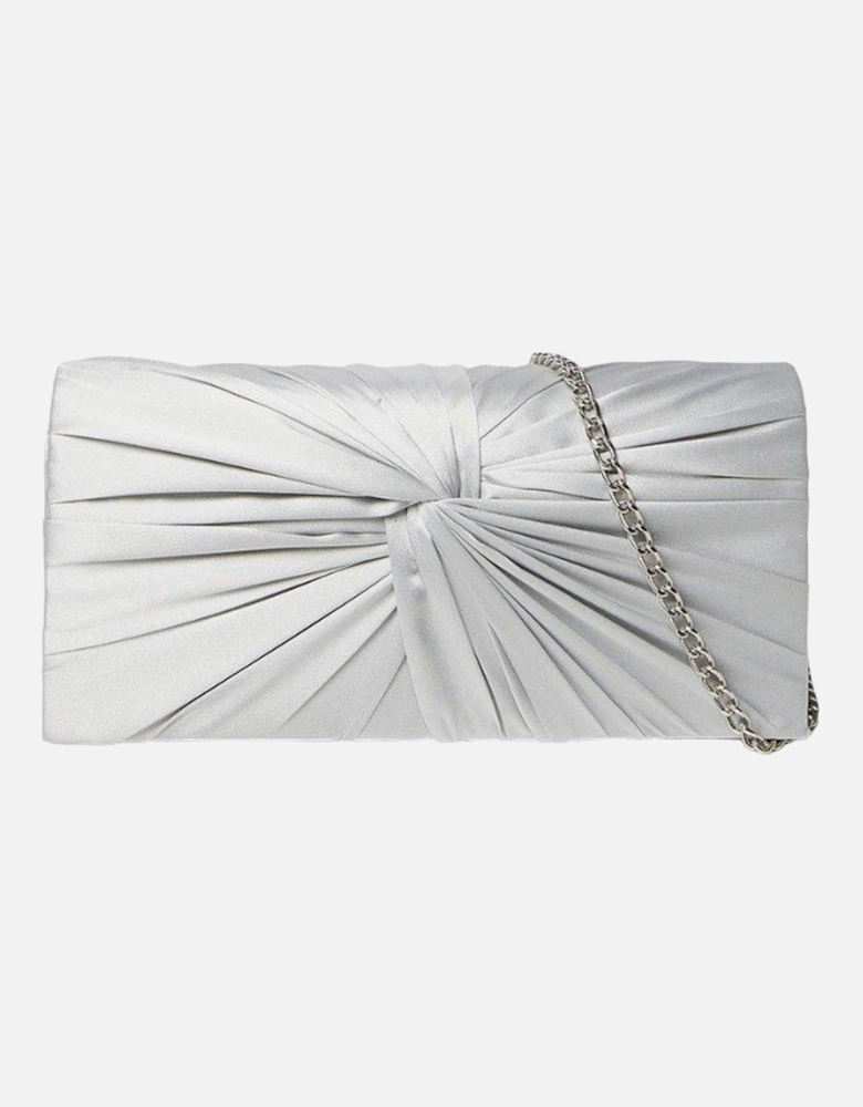 Beauty Satin Twisted Clutch Bag