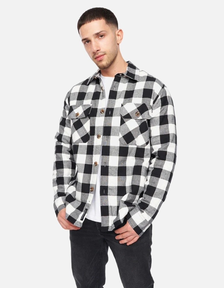 Mens Demaro Checked Lined Overshirt