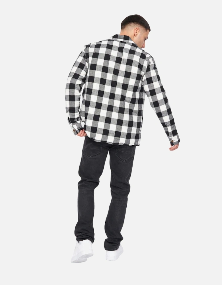 Mens Demaro Checked Lined Overshirt