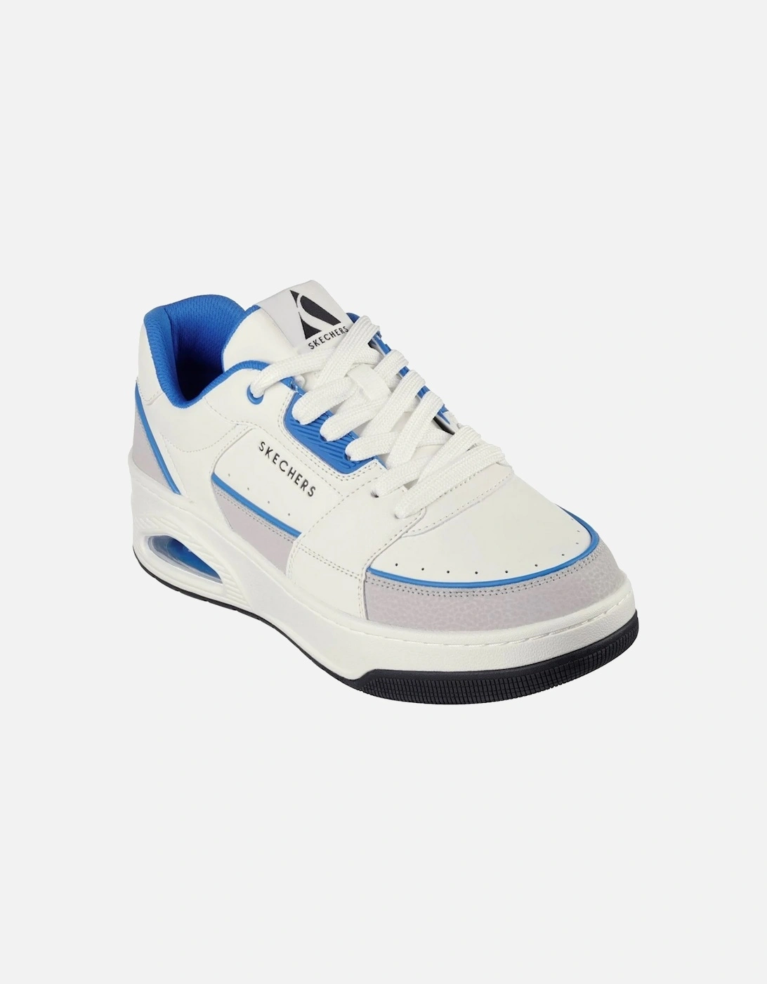 Mens Uno Court Leather Low Post Trainers, 6 of 5