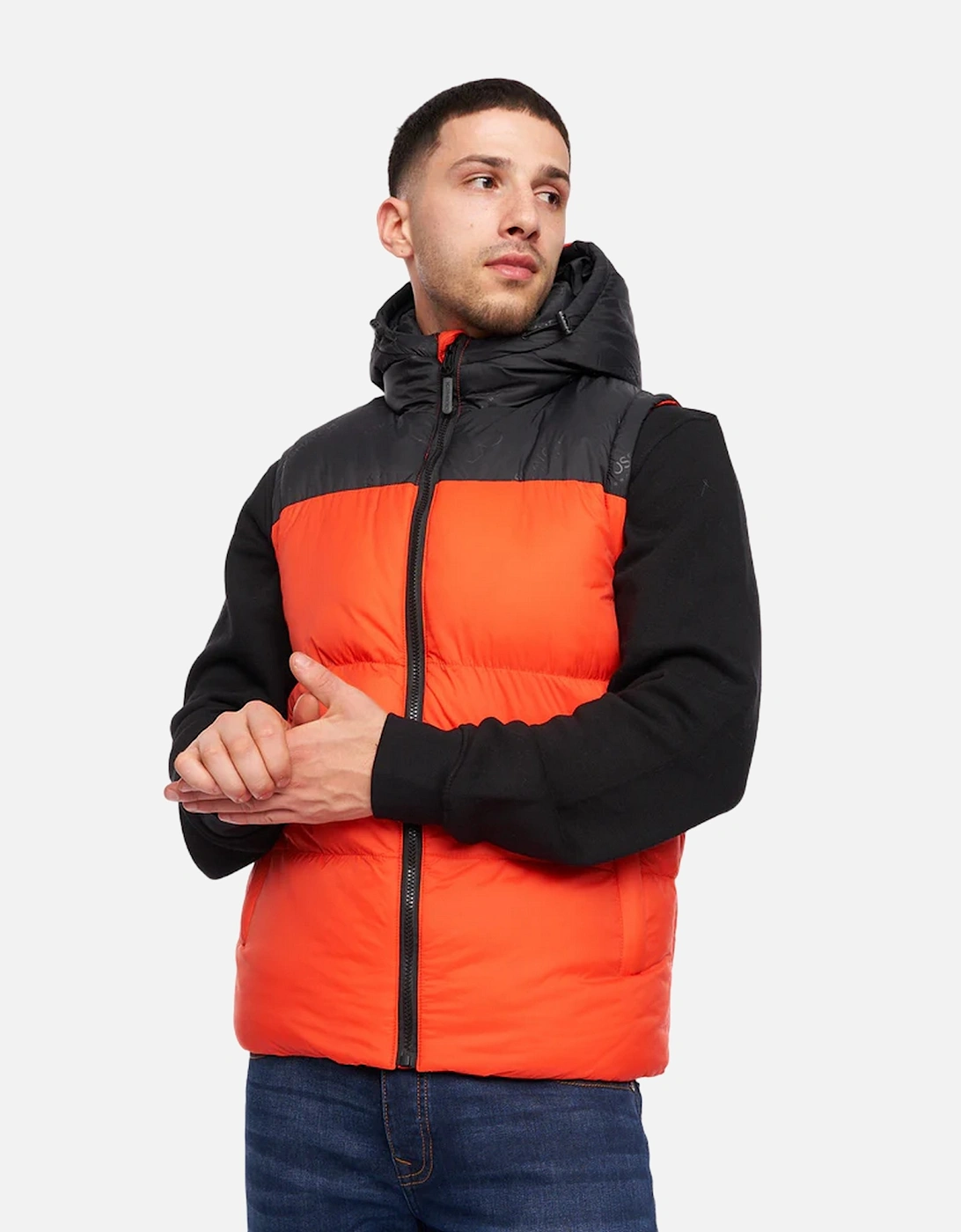 Mens Chemerley Hooded Gilet, 5 of 4