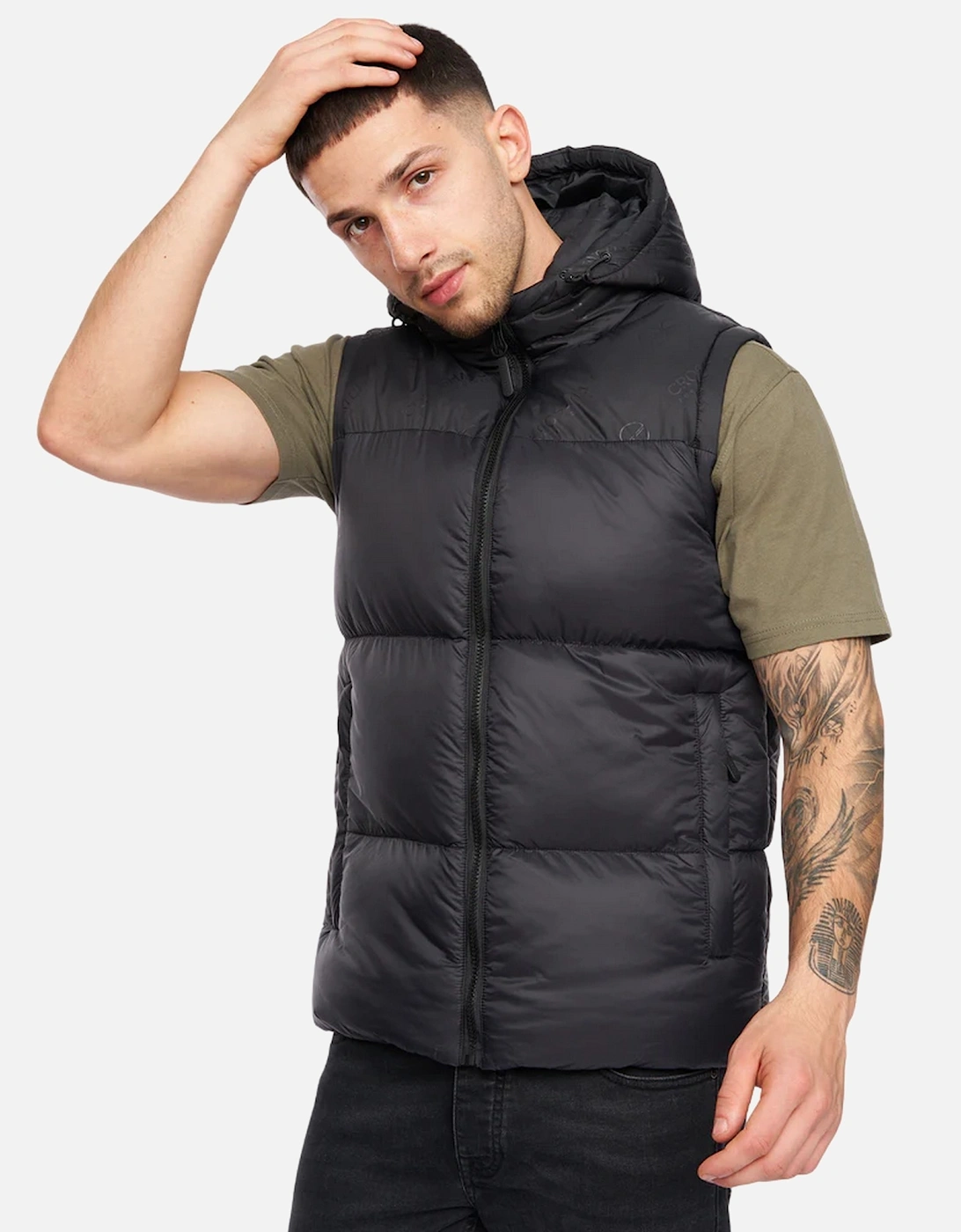 Mens Chemerley Hooded Gilet, 5 of 4