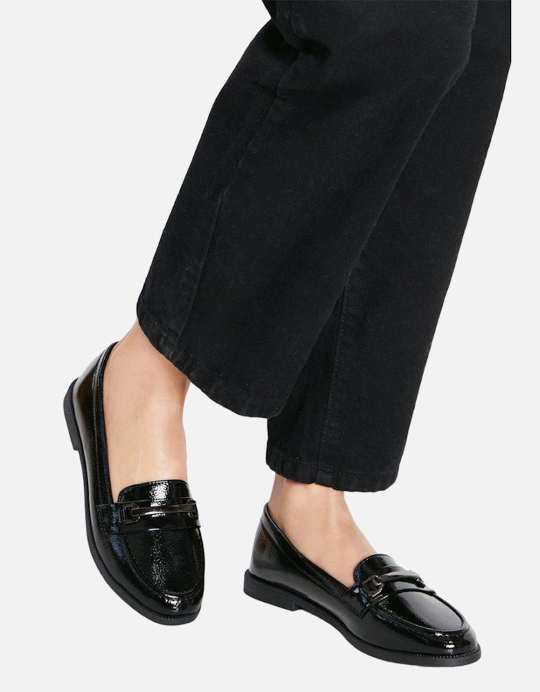 Womens/Ladies Loren Snaffle Detail Loafers