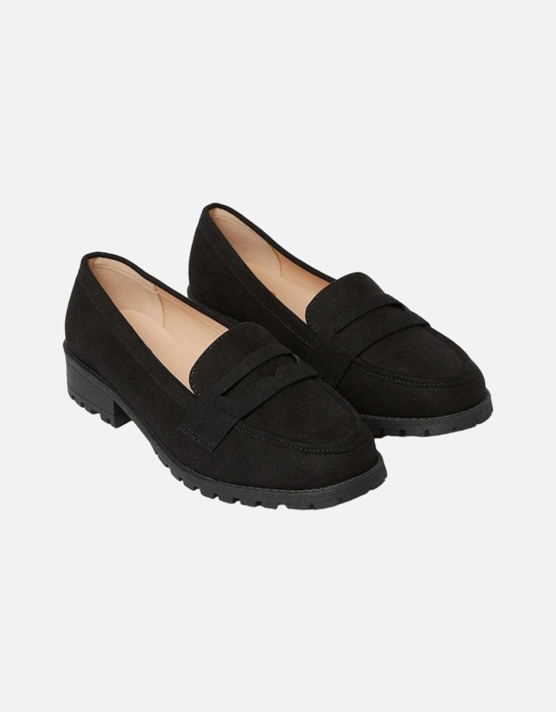 Womens/Ladies Leoni Wide Penny Loafers