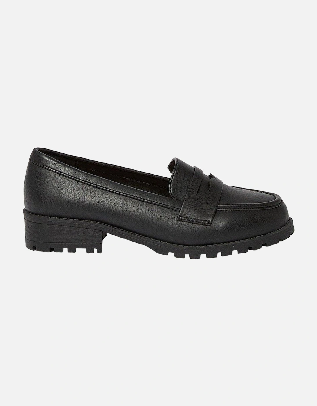 Womens/Ladies Leoni Wide Penny Loafers