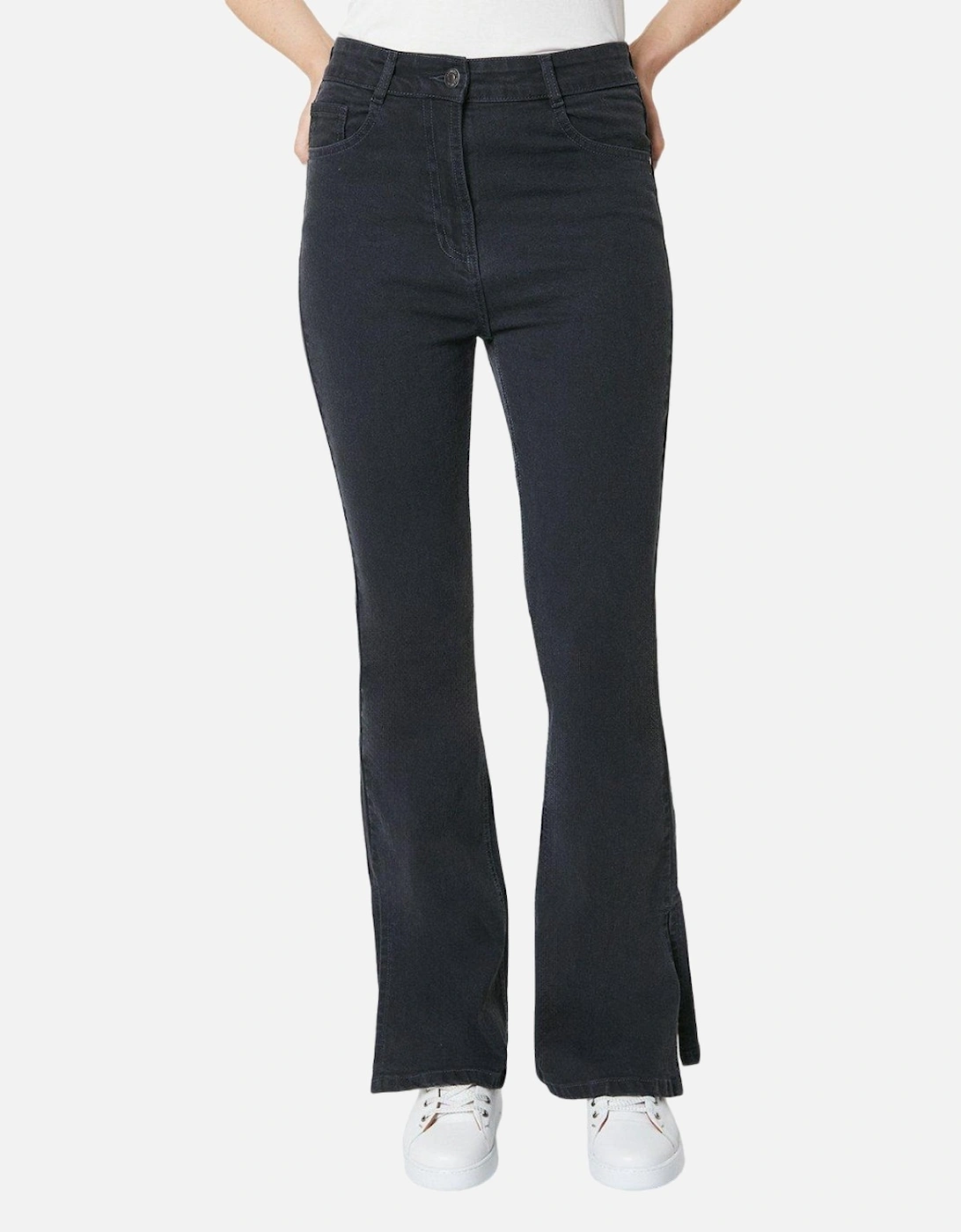 Womens/Ladies Flared Jeans, 4 of 3