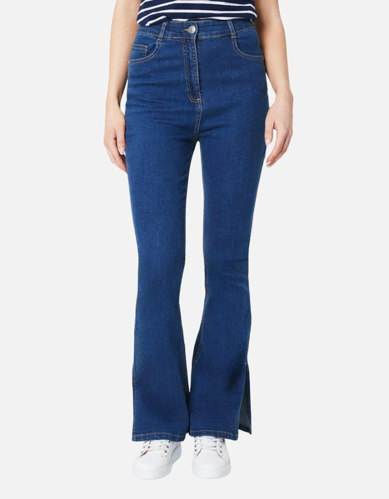 Womens/Ladies Flared Jeans