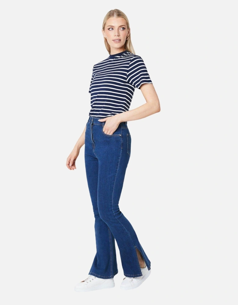 Womens/Ladies Flared Jeans