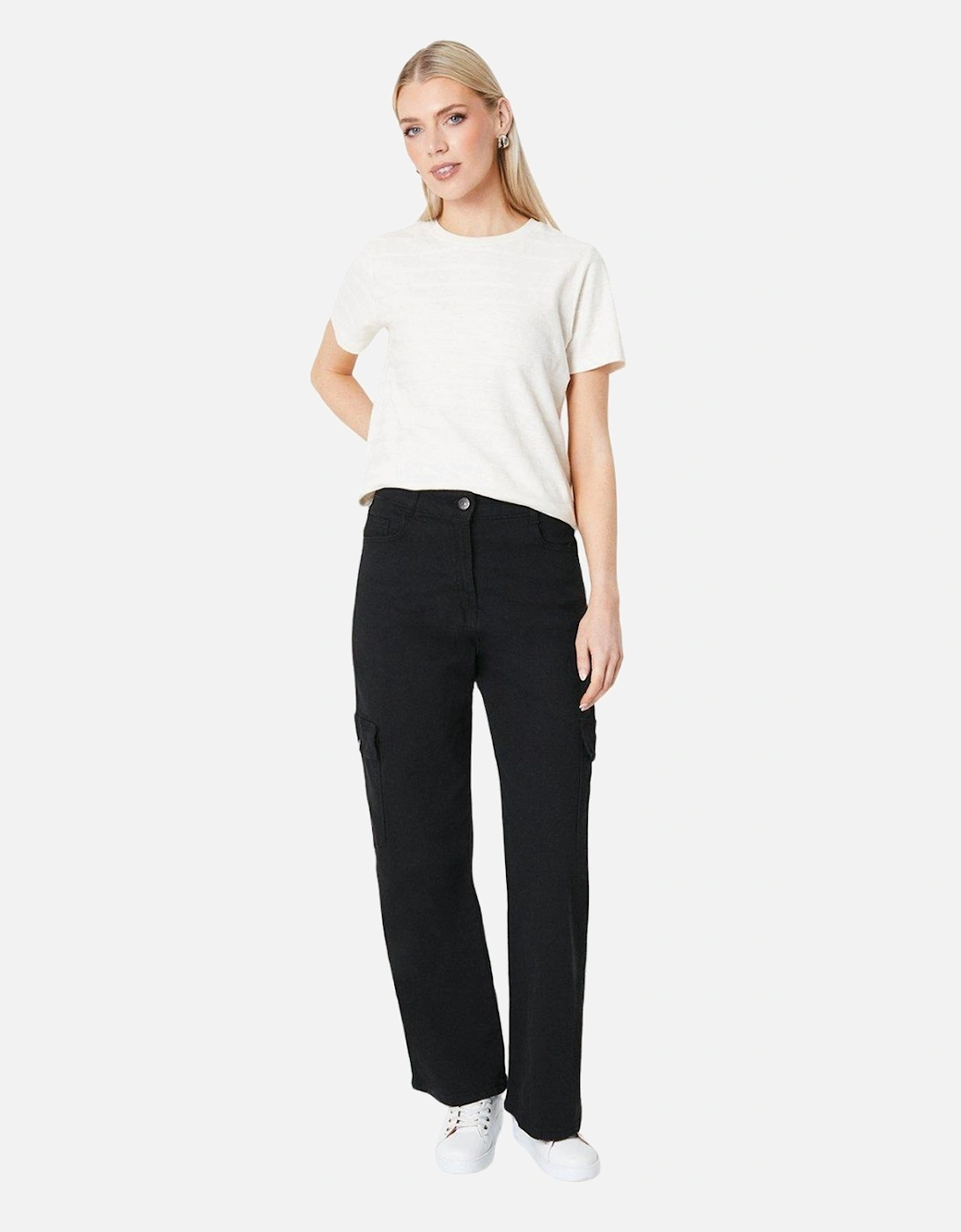 Womens/Ladies Cargo Jeans