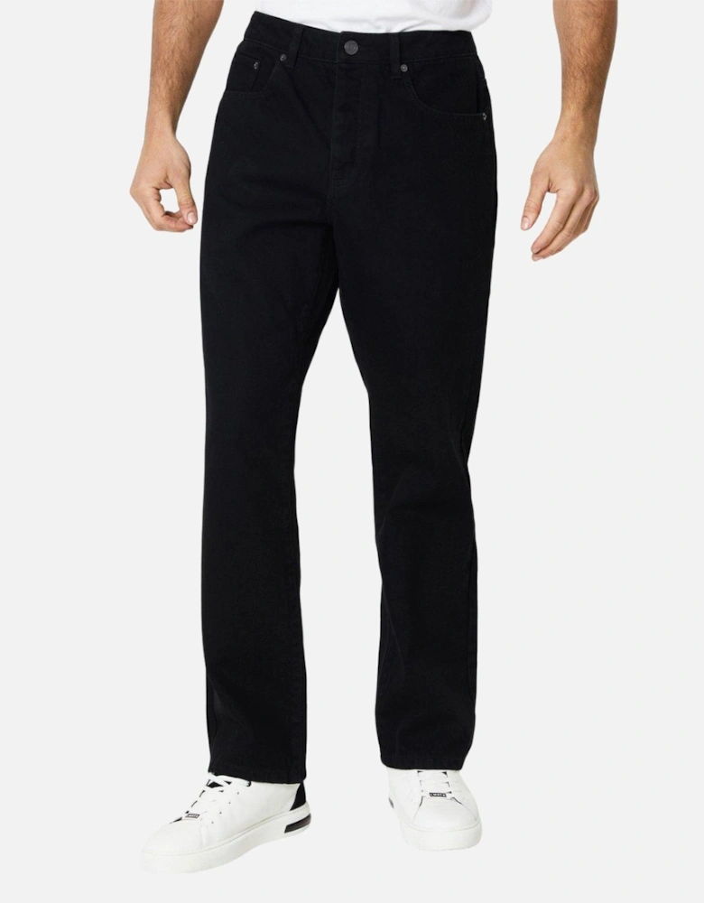 Mens Plain Relaxed Fit Jeans