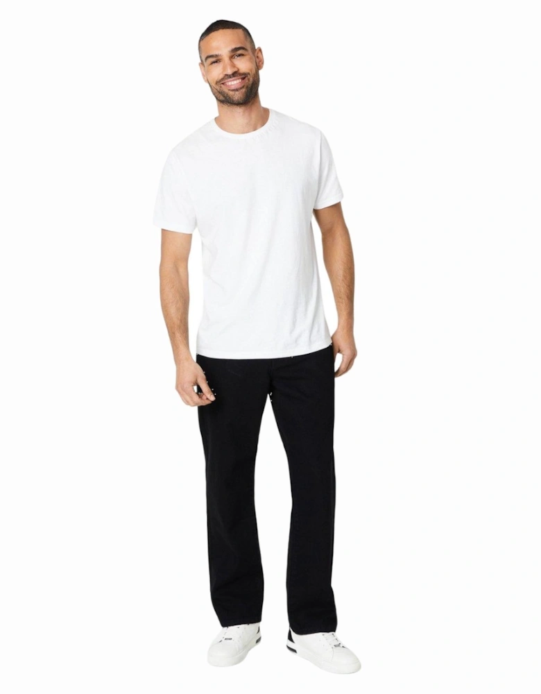 Mens Plain Relaxed Fit Jeans