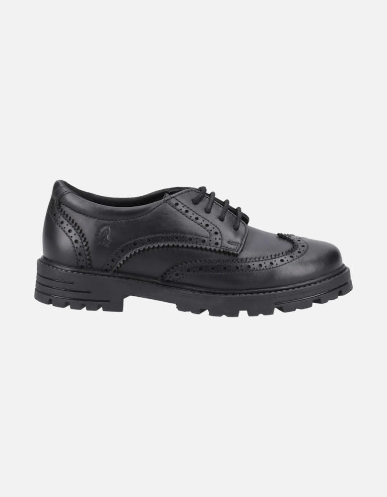 Girls Maxine Leather School Shoes