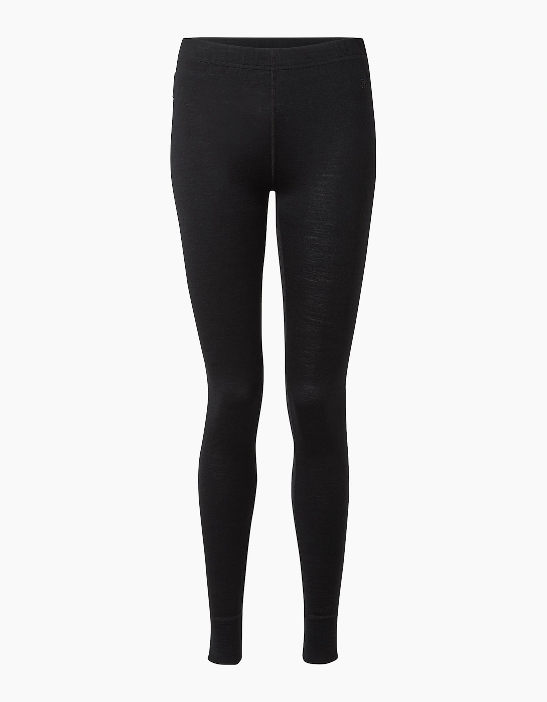 Women's Craghoppers Womens/Ladies Merino Baselayer Tights - Black - Size: 8 uk