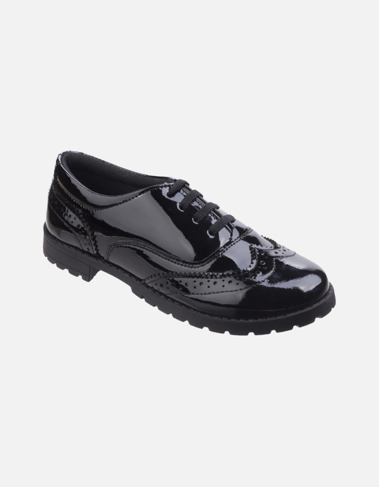 Childrens/Girls Eadie Jnr Leather Brogue Shoes