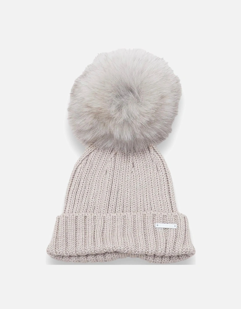 Camel Faux Fur Hat