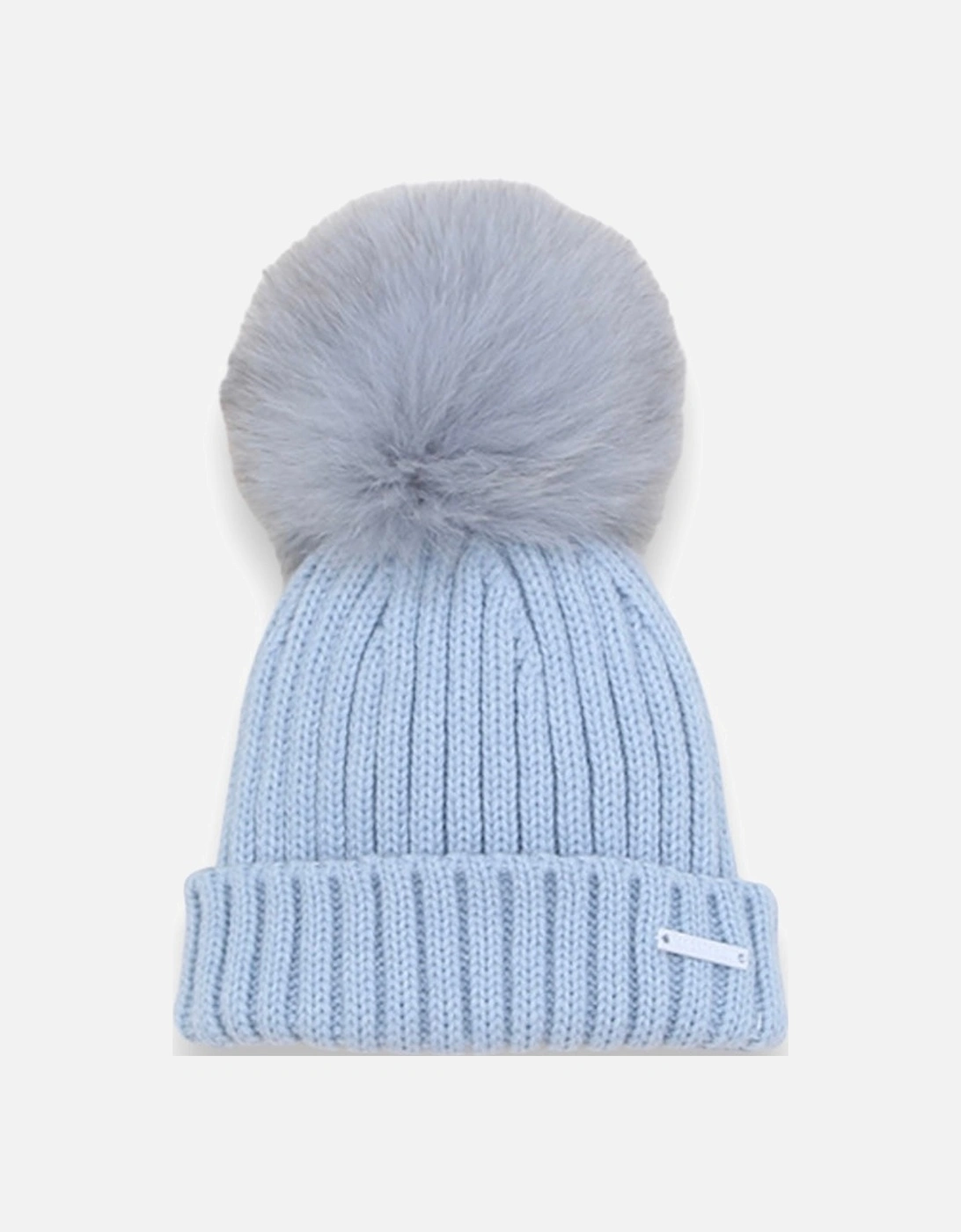 Blue Faux Fur Hat, 5 of 4