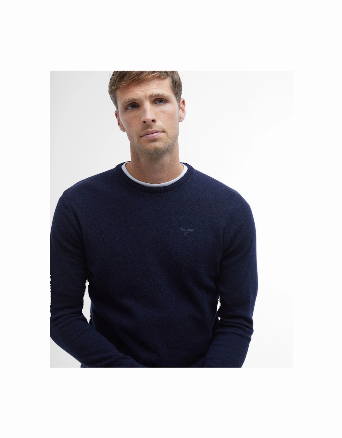 Lambswool Crew Neck Knit NY71 Navy