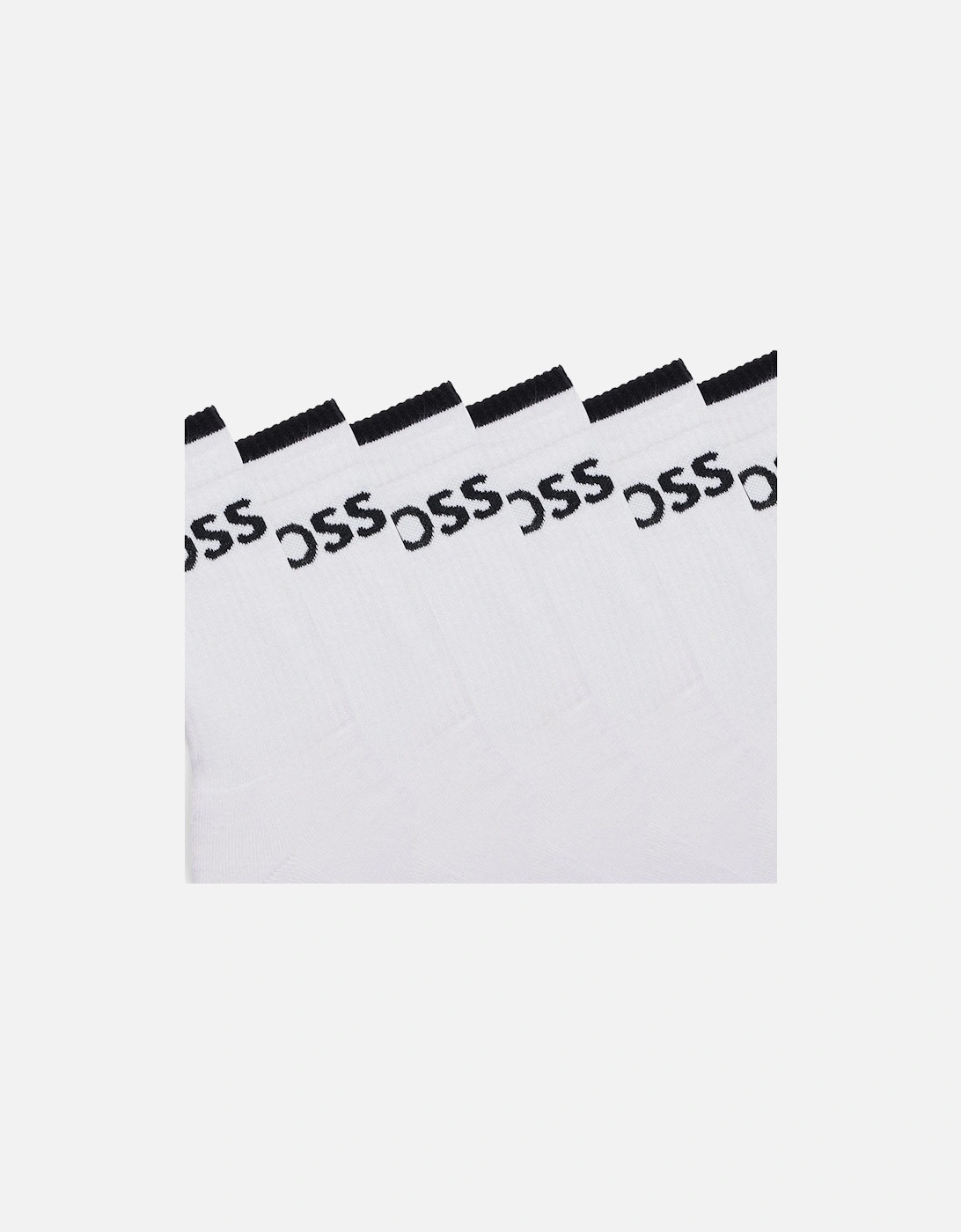 6-Pack Quarter-Length Socks, White