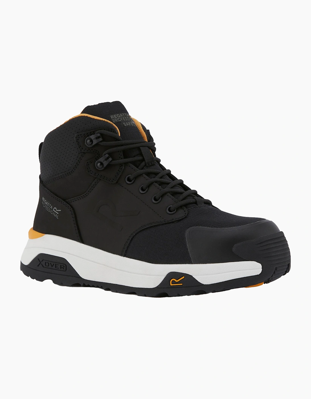 Regatta Men's Black/Multi Professional Nubuck Safety Boots - Size: 11 Uk