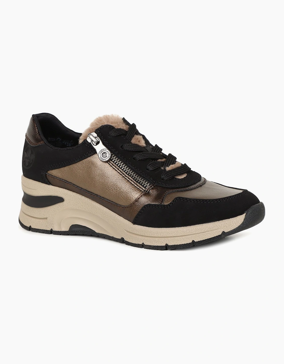 Rieker Women's Black Seattle Trainers - Size: 7.5