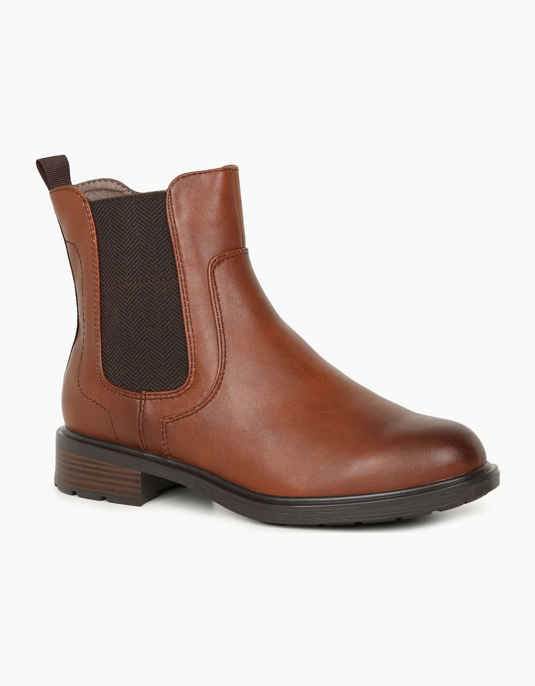 Softline Women's Brown Sage Chelsea Boots  5 Size 5