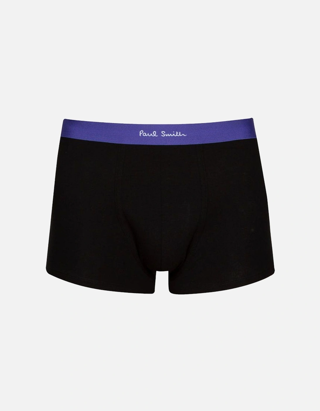 Mixed Waistband Boxer Trunks, Black