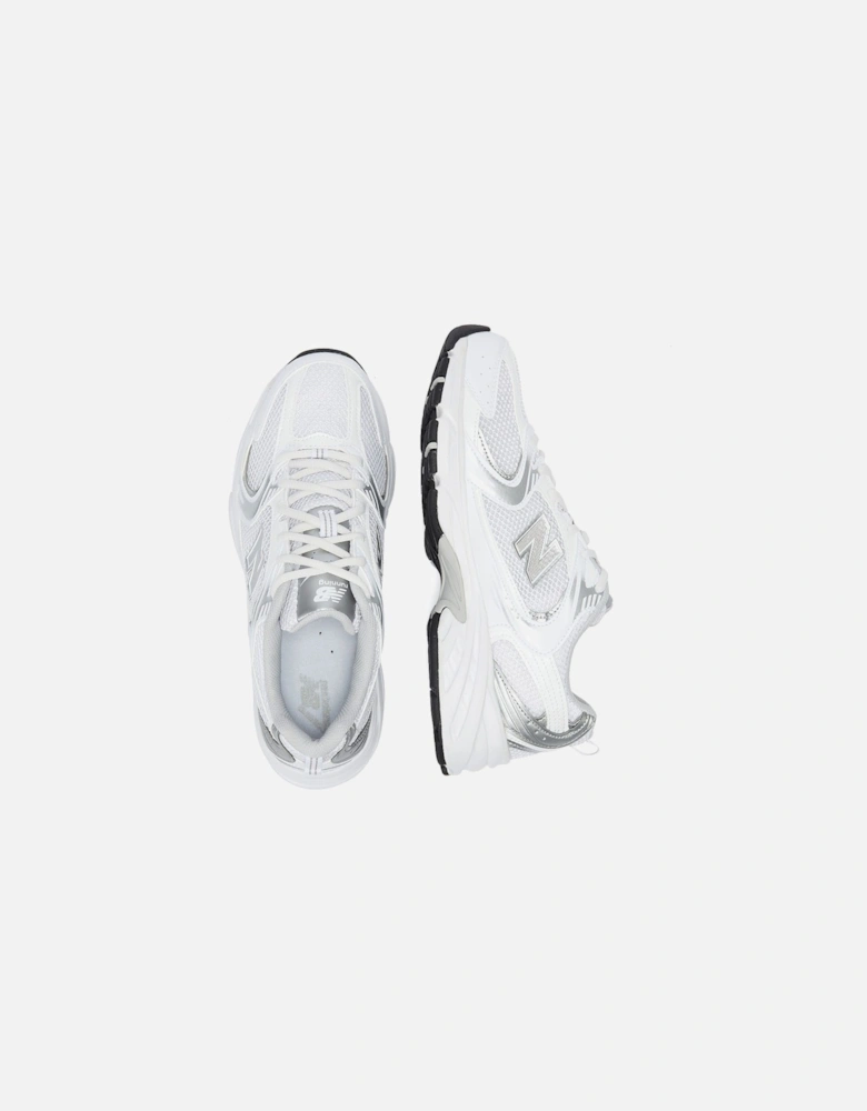 530 Munsell White/Silver Trainers