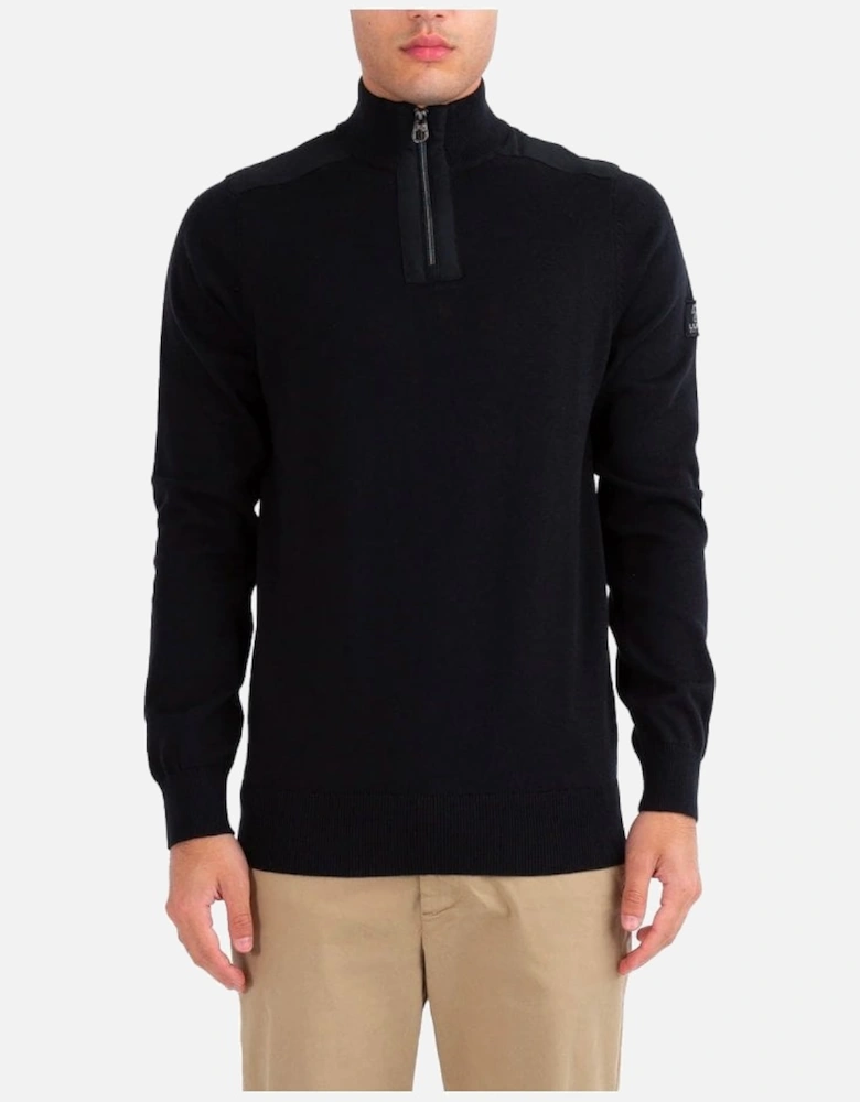 Heddon Zip Knit Black