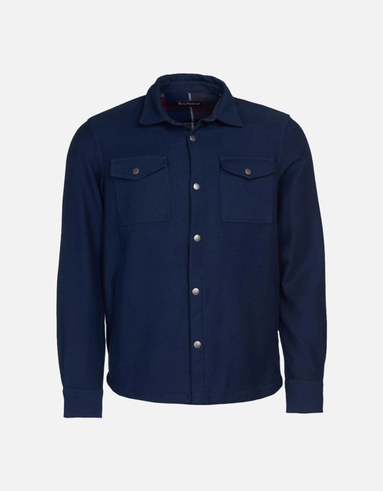 Men's Navy Twill Carrbridge Overshirt